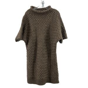 Best Connections Womens Knit Brown Wool Sweater Dress EU Size 44 Preowned